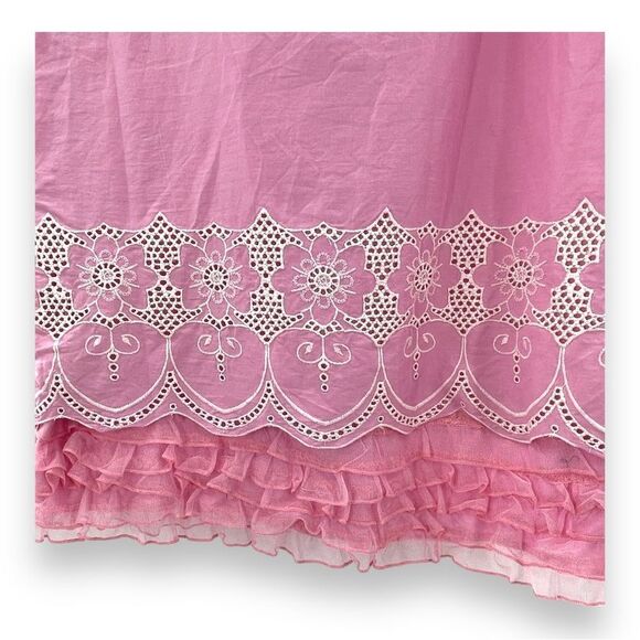 Anthropologie Nick & Amp Sleeveless Pink Dress Size Medium. - Picture 4 of 6